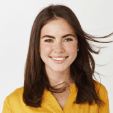 young attractive woman smiling feeling healthy hair flying wind 2